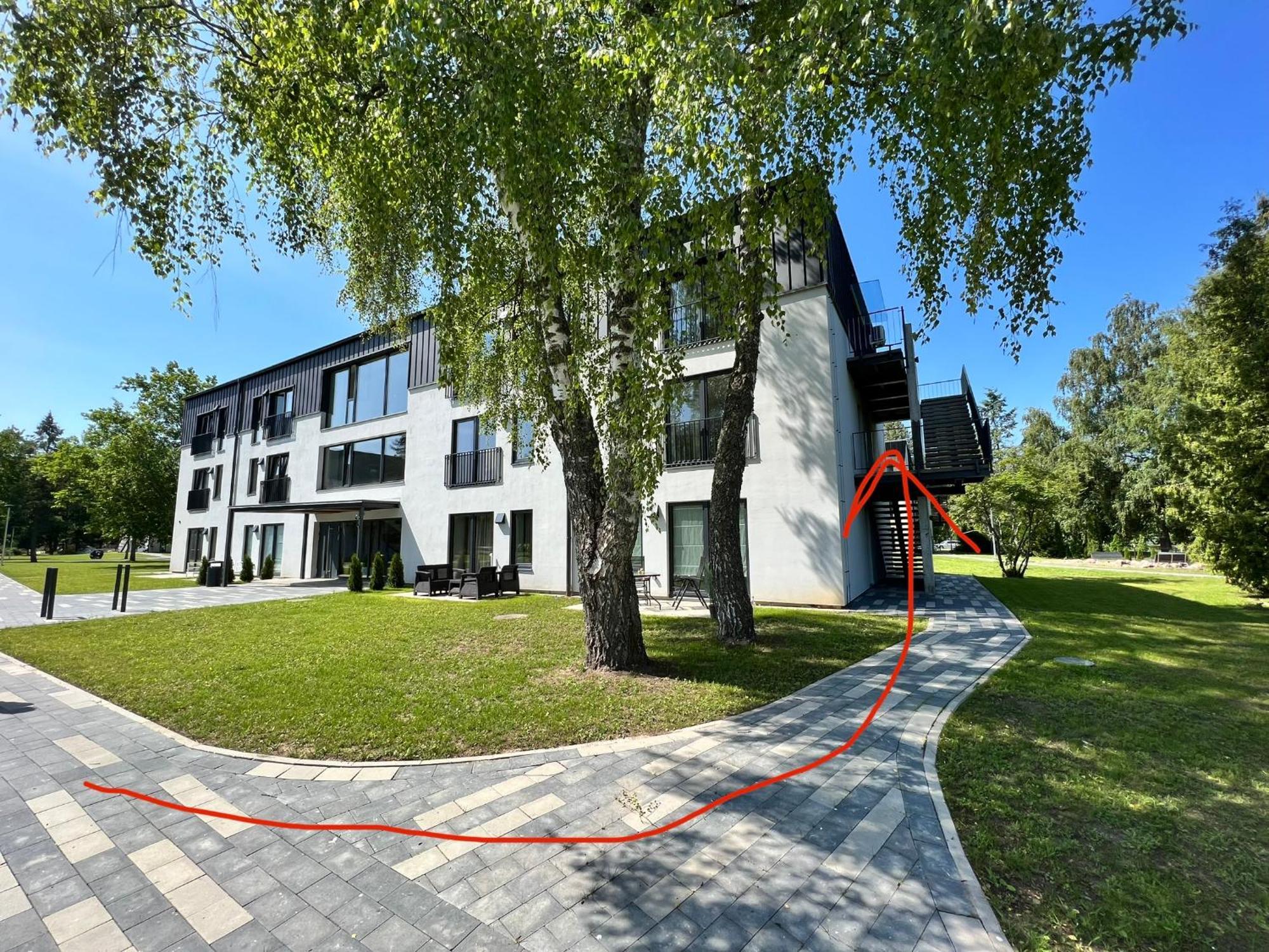 Lovely Apartment By The Sea. Kesterciems Bagian luar foto